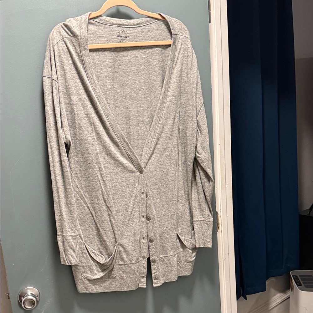 Old Navy Light Gray Women's Cardigan